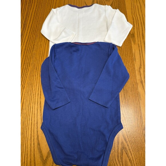 New York NFL Giants Set Of 2 long sleeve bodysuit SIZE 6-12 mos. - Picture 2 of 6